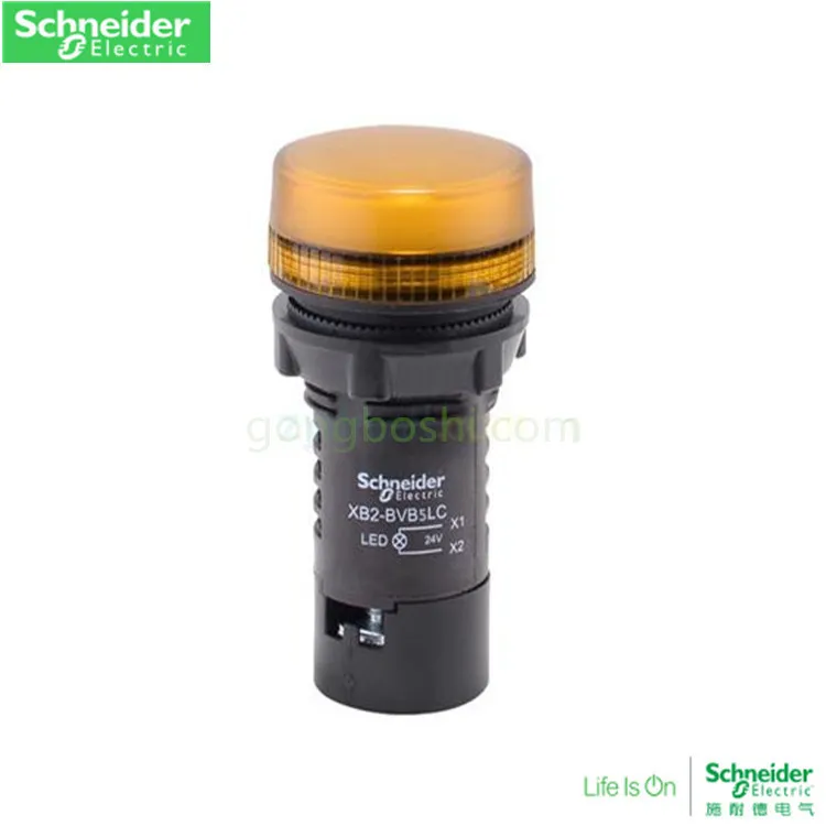 Schneider XB2 indicator XB2-BVB5LC LED | 24VAC/DC | Yellow | 22mm online Schneider XB2 indicator XB2-BVB5LC LED | 24VAC/DC | Yellow | 22mm online